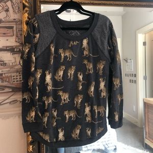 Chaser tiger graphic sweater